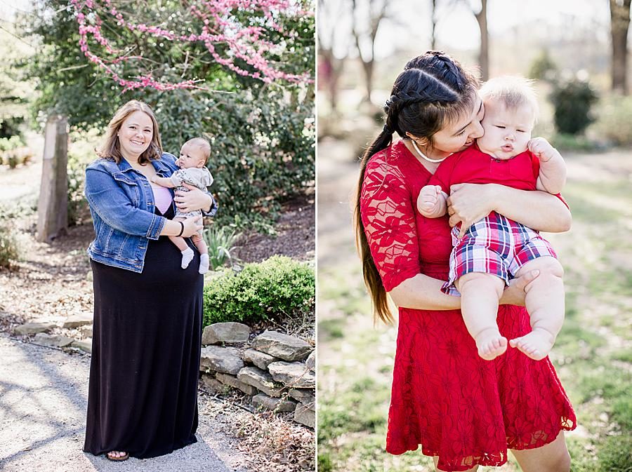 Red plaid at this Hope Resource Session by Knoxville Wedding Photographer, Amanda May Photos.