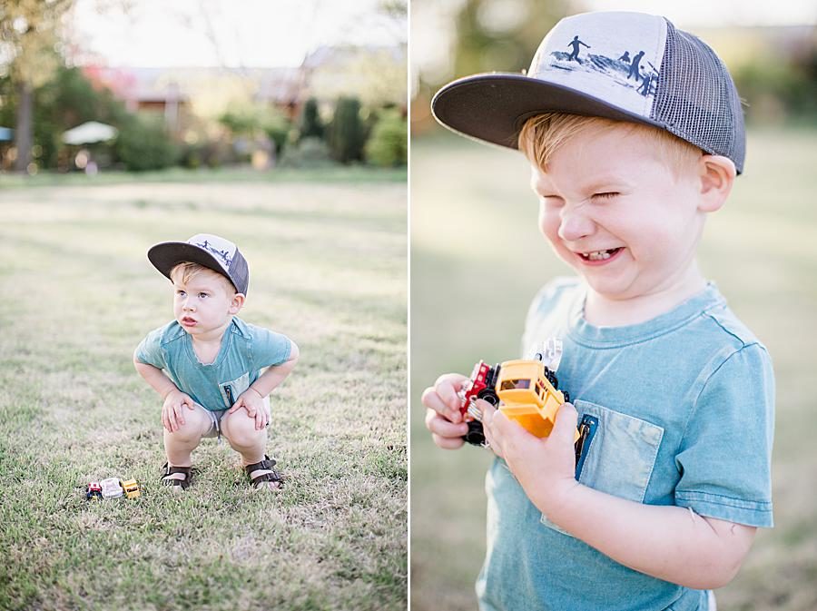 Toddler hat at this Mommy & Me Session by Knoxville Wedding Photographer, Amanda May Photos.