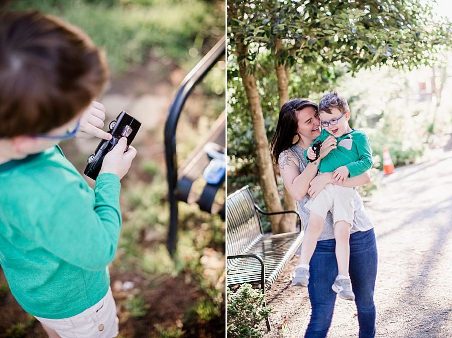 Gray shoes at this Mommy & Me Session by Knoxville Wedding Photographer, Amanda May Photos.