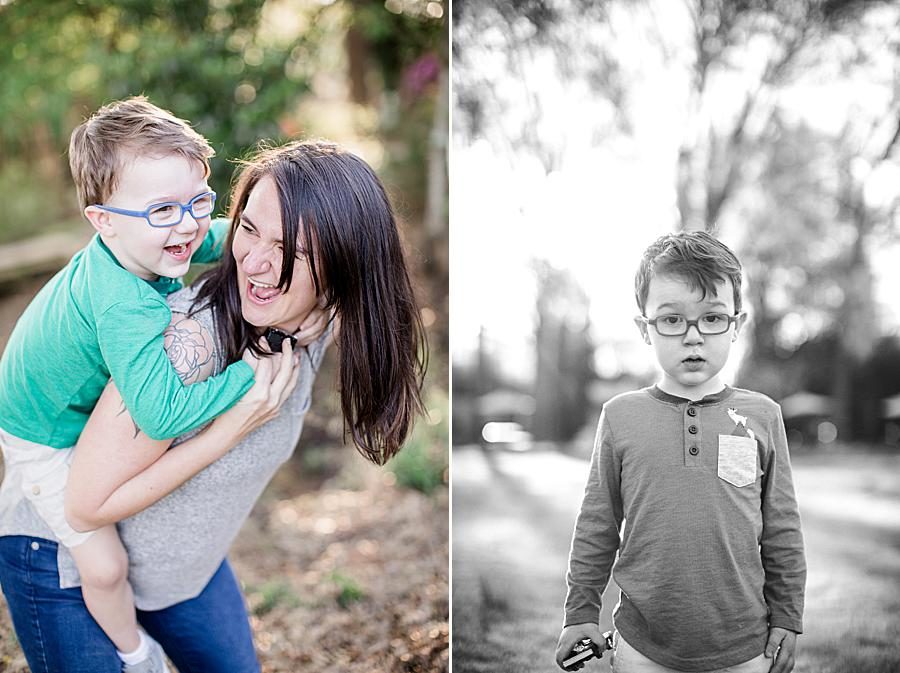 Toddler glasses at this Mommy & Me Session by Knoxville Wedding Photographer, Amanda May Photos.