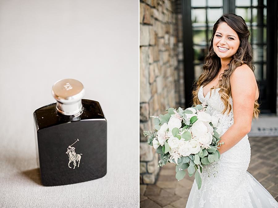 Polo Ralph Lauren cologne at this WindRiver Wedding Day by Knoxville Wedding Photographer, Amanda May Photos.