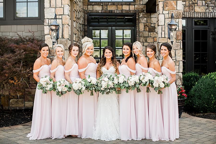 Bridesmaids all together 