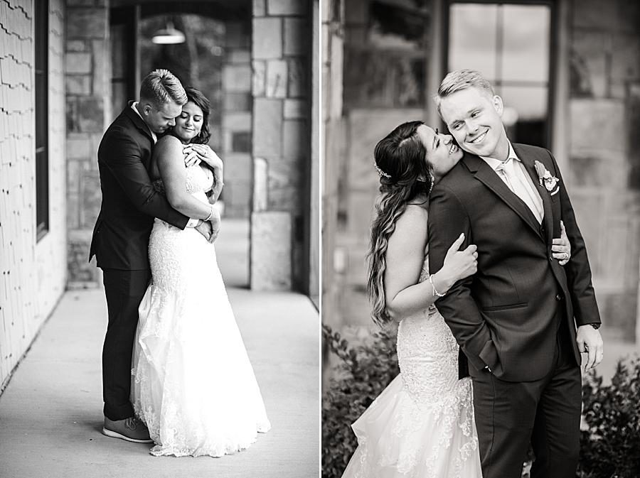 Black and white couple shots