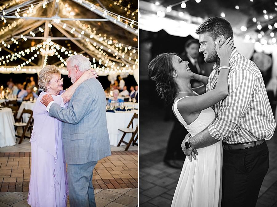 Guests dancing at this WindRiver Wedding Day by Knoxville Wedding Photographer, Amanda May Photos.