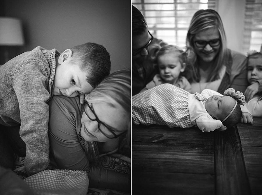 Oldest and his momma at this lifestyle family session by Knoxville Wedding Photographer, Amanda May Photos.