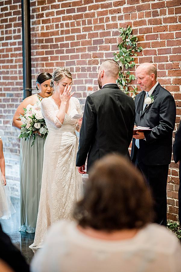 tearful bride by associate photographer