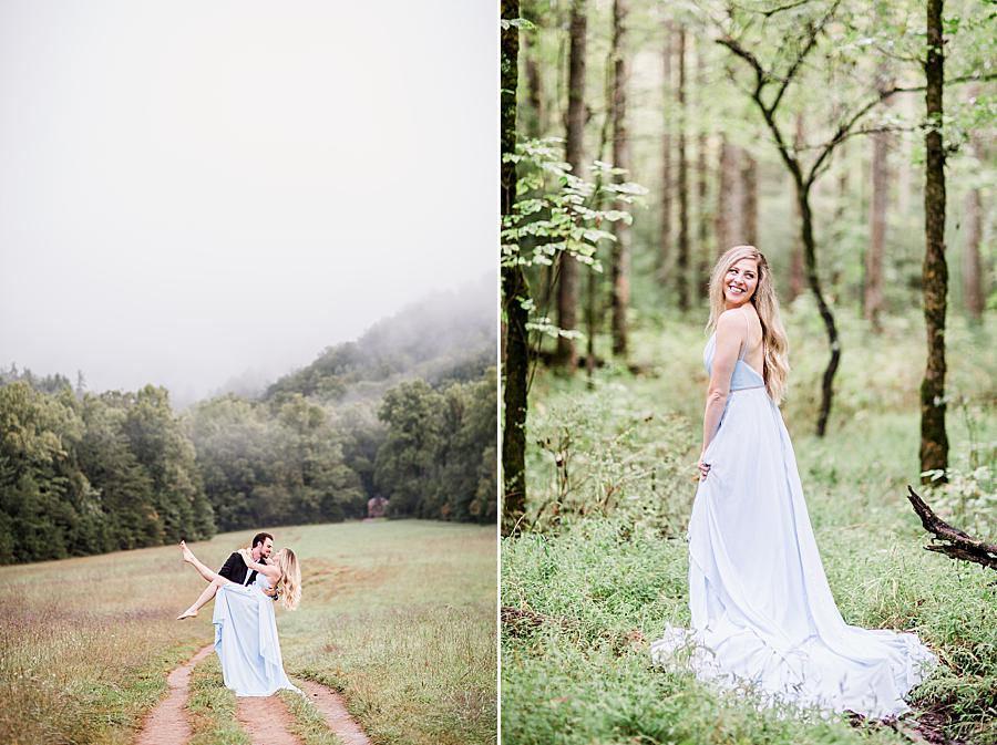 princess hold at cades cove engagement session