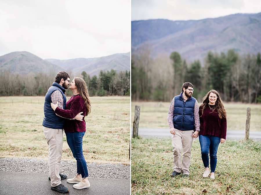 nose to nose at cades cove proposal