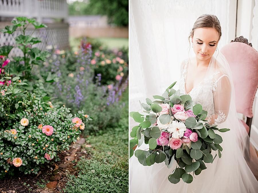 Wildflowers at this Cardwell Manor Wedding by Knoxville Wedding Photographer, Amanda May Photos.