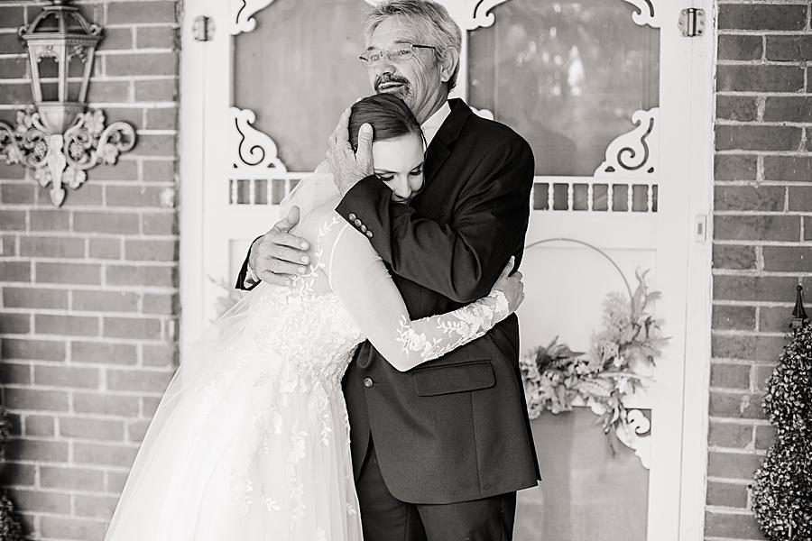 Black and white at this Cardwell Manor Wedding by Knoxville Wedding Photographer, Amanda May Photos.