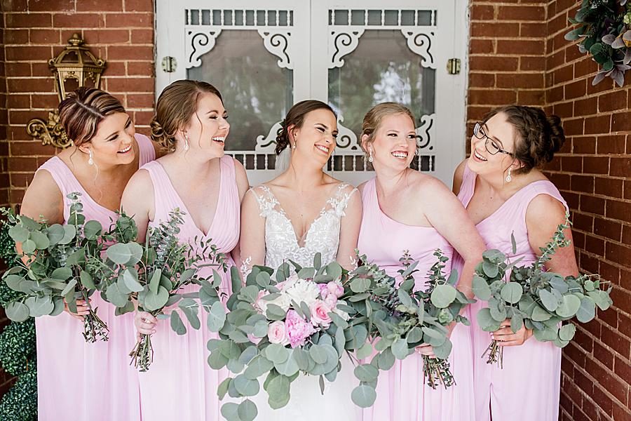 Bridal bouquet at this Cardwell Manor Wedding by Knoxville Wedding Photographer, Amanda May Photos.