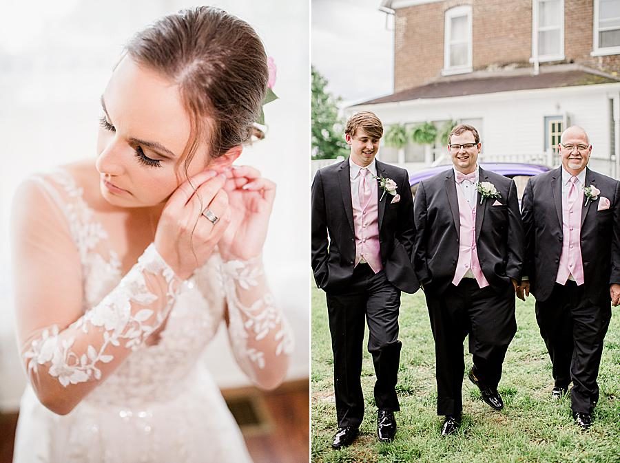 Hands in pockets at this Cardwell Manor Wedding by Knoxville Wedding Photographer, Amanda May Photos.
