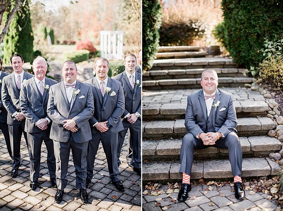 Stone steps at this Wedding at Castleton Farms by Knoxville Wedding Photographer, Amanda May Photos.