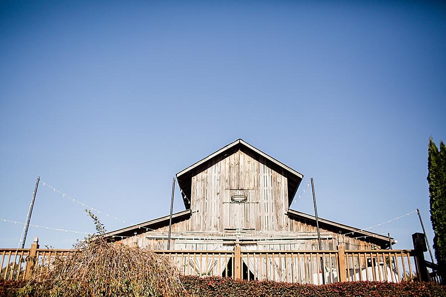 Rustic barn at this Wedding at Castleton Farms by Knoxville Wedding Photographer, Amanda May Photos.