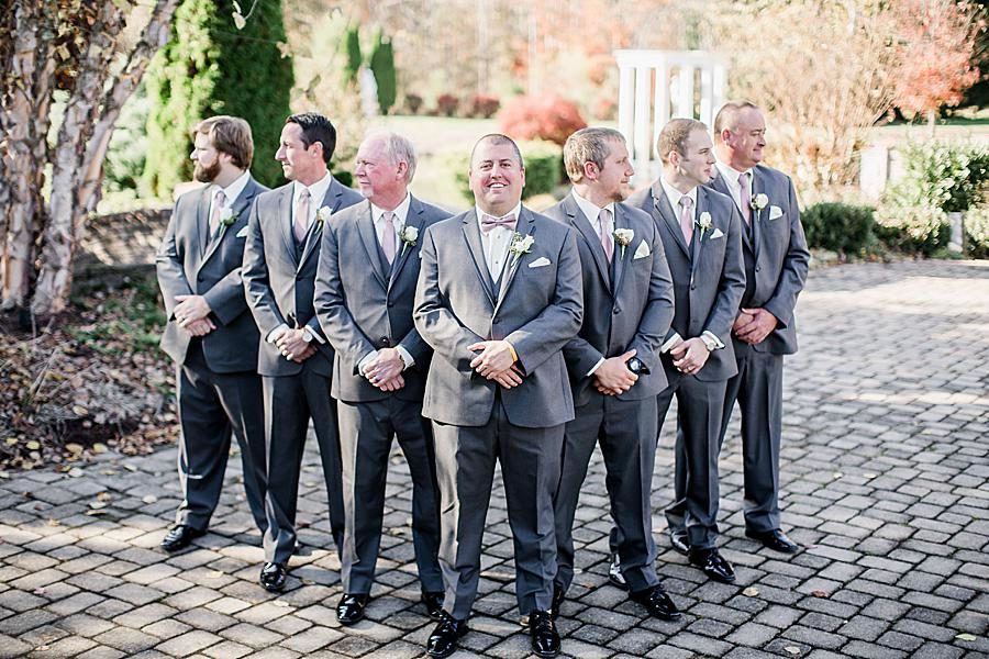 V formation at this Wedding at Castleton Farms by Knoxville Wedding Photographer, Amanda May Photos.