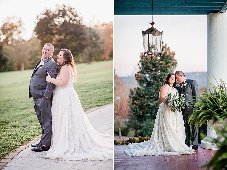 Lightpost at this Wedding at Castleton Farms by Knoxville Wedding Photographer, Amanda May Photos.