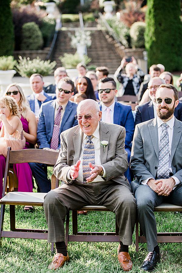 Grandfather of the bride at castleton vow renewal