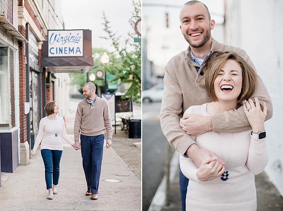 Laughing at this Somerset, KY session by Knoxville Wedding Photographer, Amanda May Photos.