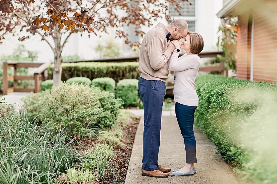 Kiss on the hand at this Somerset, KY session by Knoxville Wedding Photographer, Amanda May Photos.