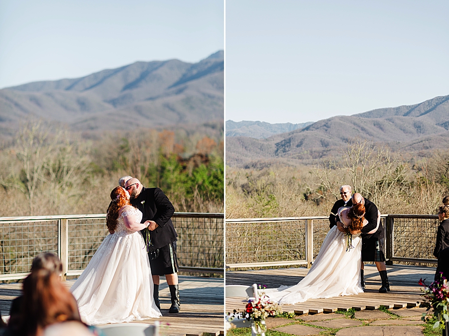 you may kiss the bride at dreammore resort wedding