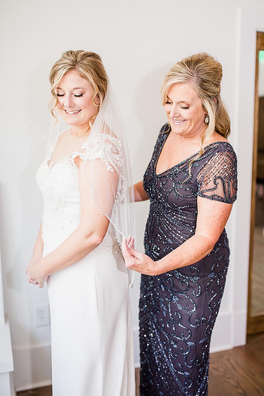 Mother of the bride at this Graystone Quarry wedding by Knoxville Wedding Photographer, Amanda May Photos.