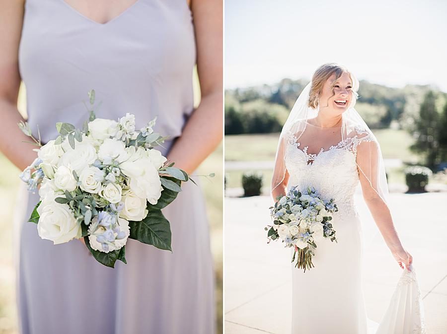Bridesmaid bouquet at this Graystone Quarry wedding by Knoxville Wedding Photographer, Amanda May Photos.