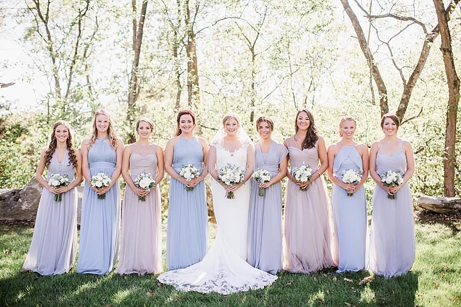 Light and airy at this Graystone Quarry wedding by Knoxville Wedding Photographer, Amanda May Photos.