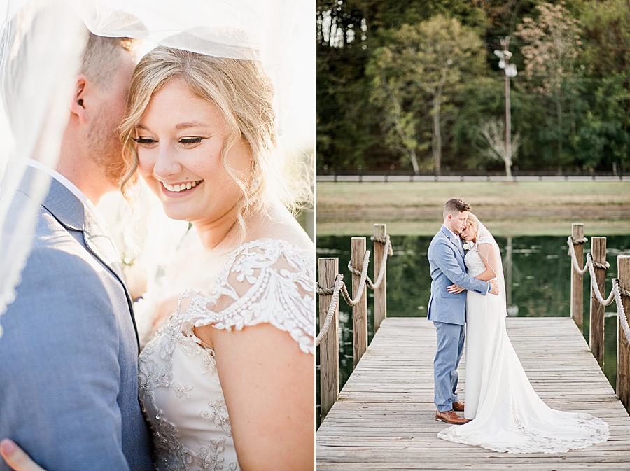 Whispering at this Graystone Quarry wedding by Knoxville Wedding Photographer, Amanda May Photos.