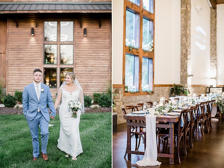 Reception linens by Knoxville Wedding Photographer, Amanda May Photos.