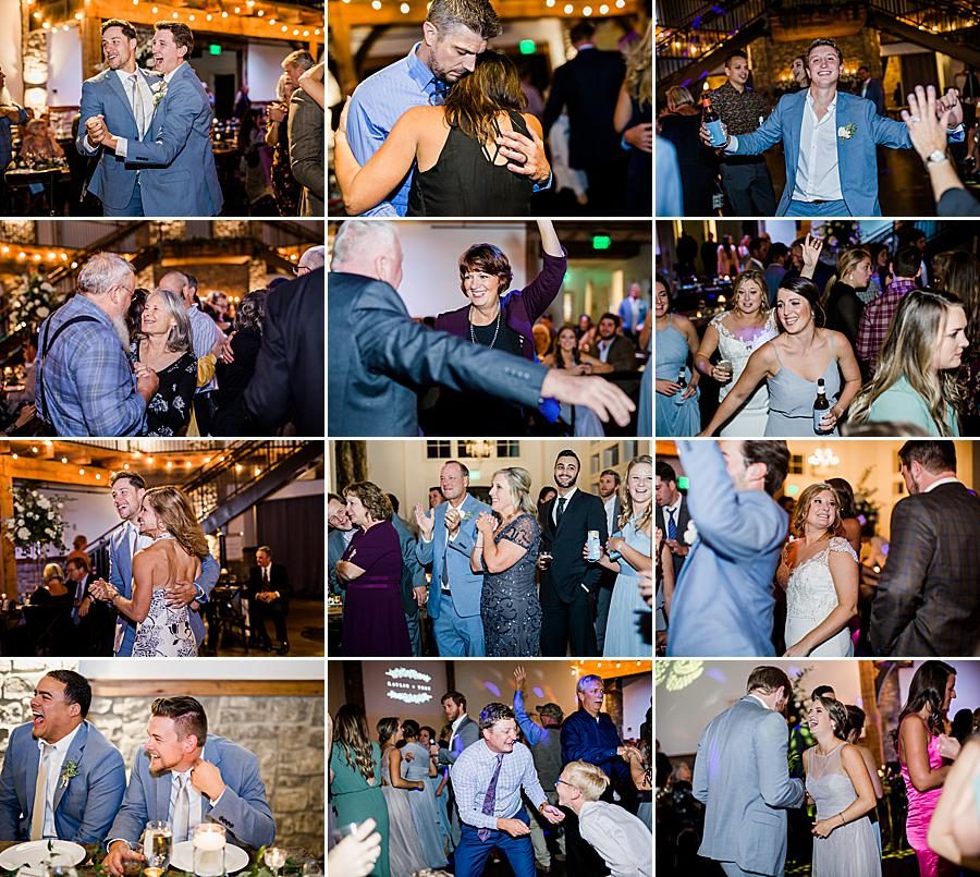 Reception collage by Knoxville Wedding Photographer, Amanda May Photos.