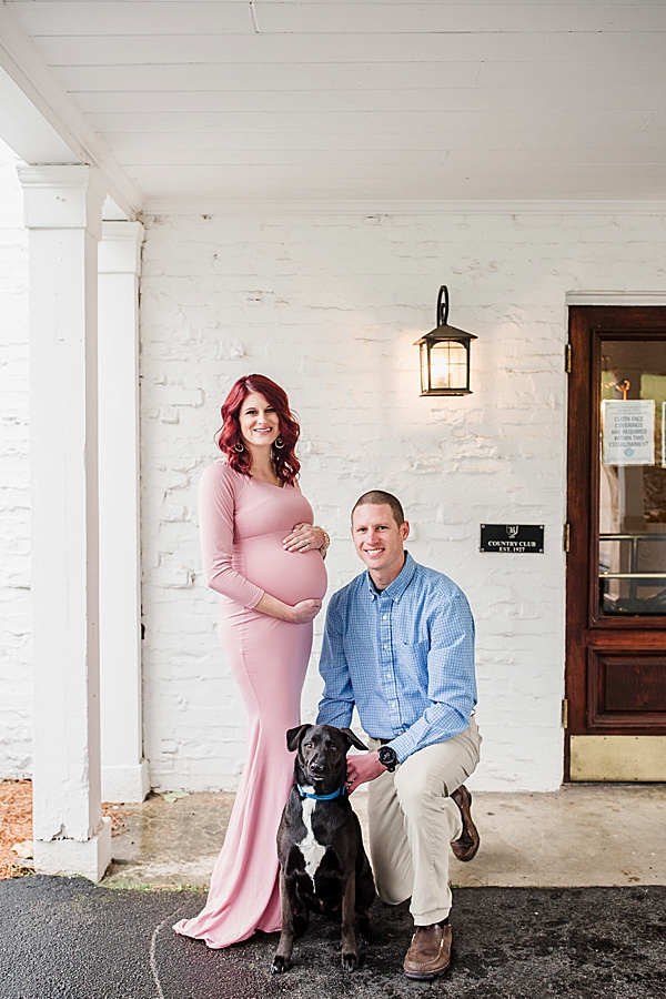 the whole family at holston hills country club maternity