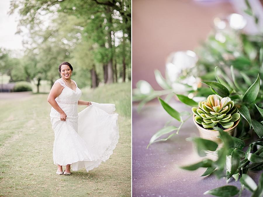 Twirling at this Holston Hills Country Club wedding by Knoxville Wedding Photographer, Amanda May Photos.