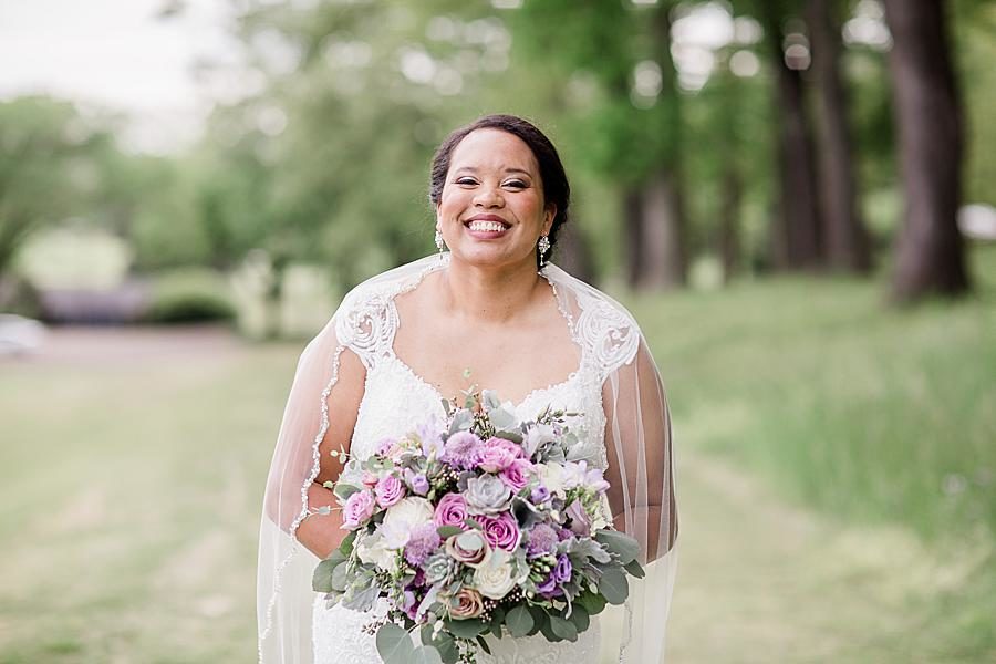 Bridal bouquet at this Holston Hills Country Club wedding by Knoxville Wedding Photographer, Amanda May Photos.