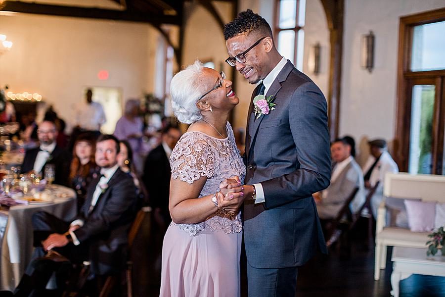 Happy tears at this Holston Hills Country Club wedding by Knoxville Wedding Photographer, Amanda May Photos.