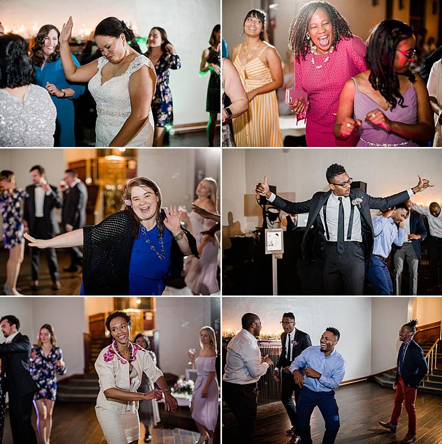 Reception collage at this Holston Hills Country Club wedding by Knoxville Wedding Photographer, Amanda May Photos.