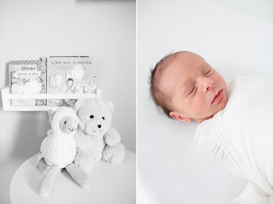 nursery stuffies at home newborn