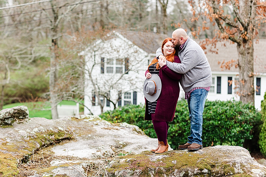 cute couple lookout mountain engagement