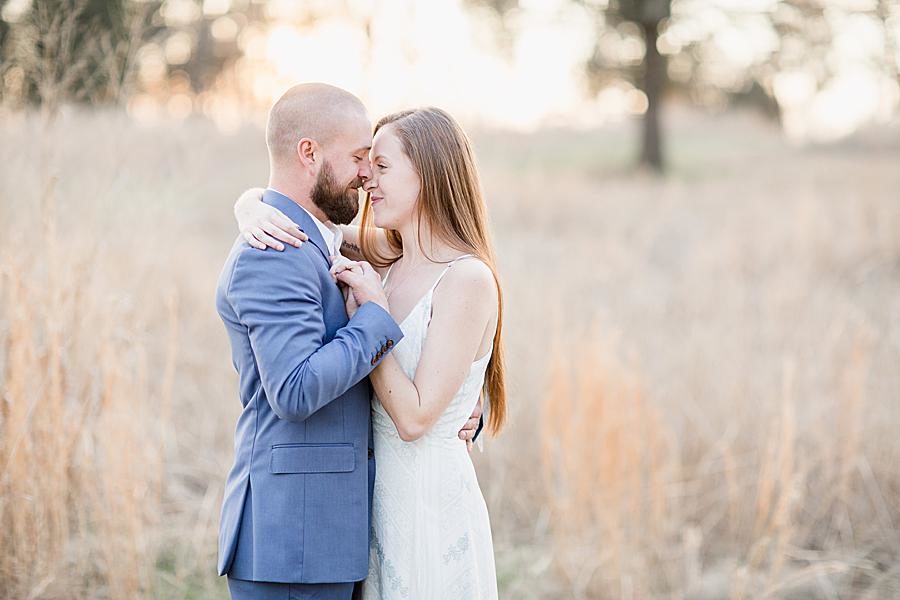 Dancing at this Marblegate Farm engagement by Knoxville Wedding Photographer, Amanda May Photos.