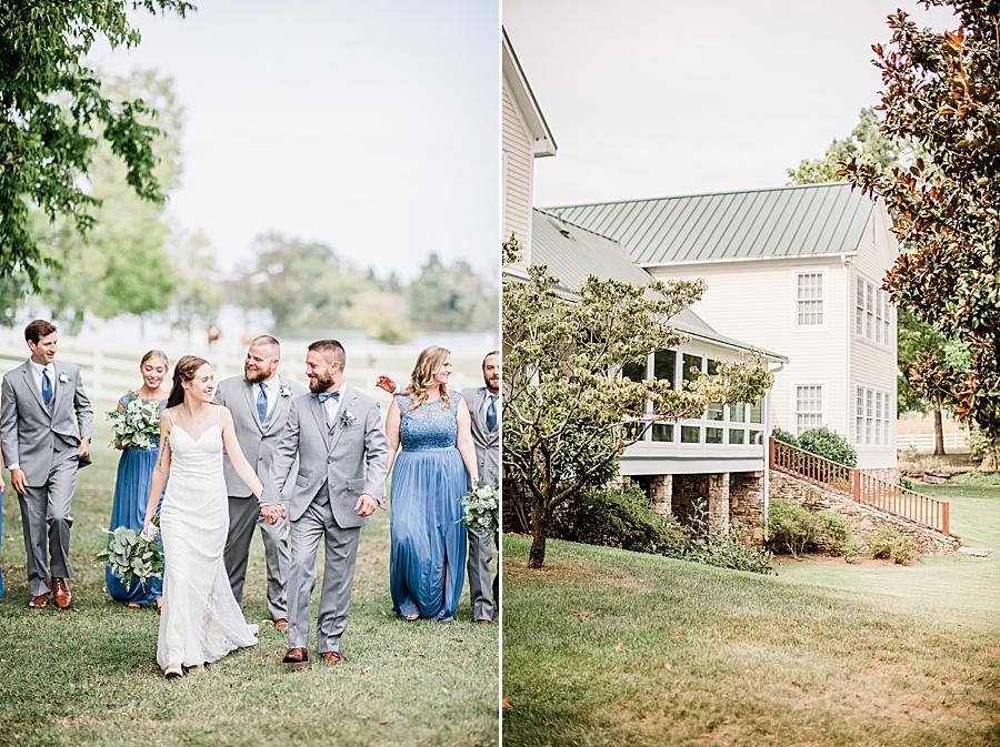 Screened in porch at this Marblegate Farm Wedding by Knoxville Wedding Photographer, Amanda May Photos.