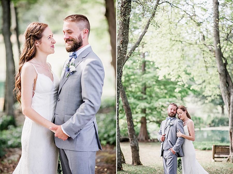 Fiancés at this Marblegate Farm Wedding by Knoxville Wedding Photographer, Amanda May Photos.
