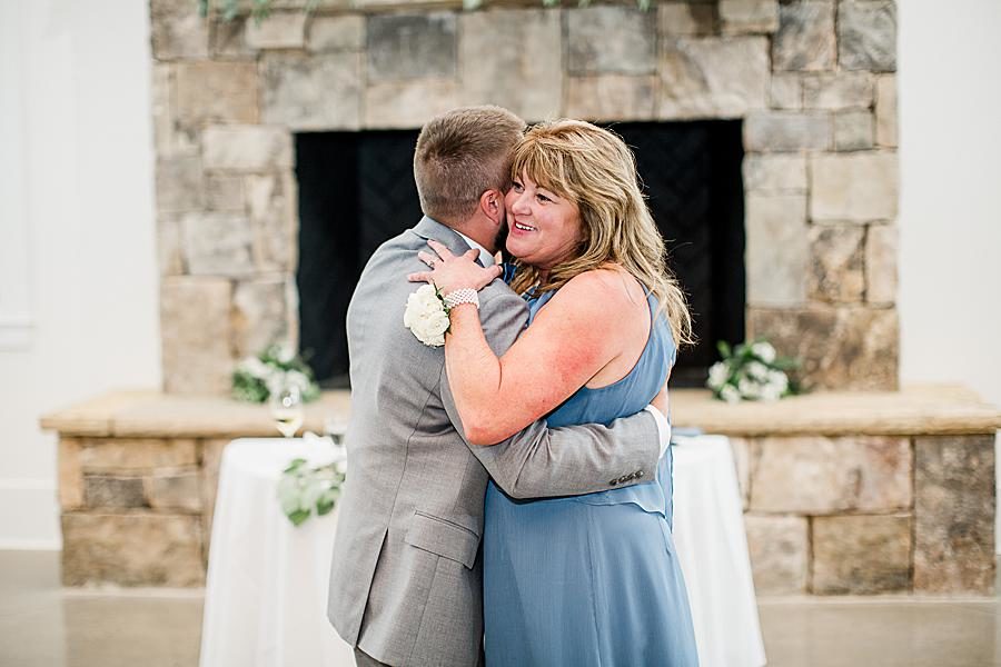 Mother son first dance by Knoxville Wedding Photographer, Amanda May Photos.