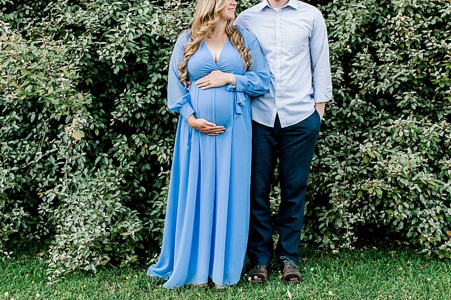 The bump at this Maternity Pictures by Knoxville Wedding Photographer, Amanda May Photos.