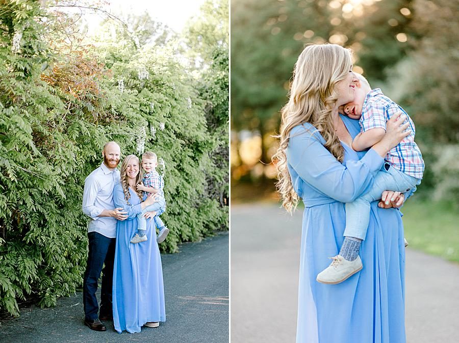 Smiles at this Maternity Pictures by Knoxville Wedding Photographer, Amanda May Photos.