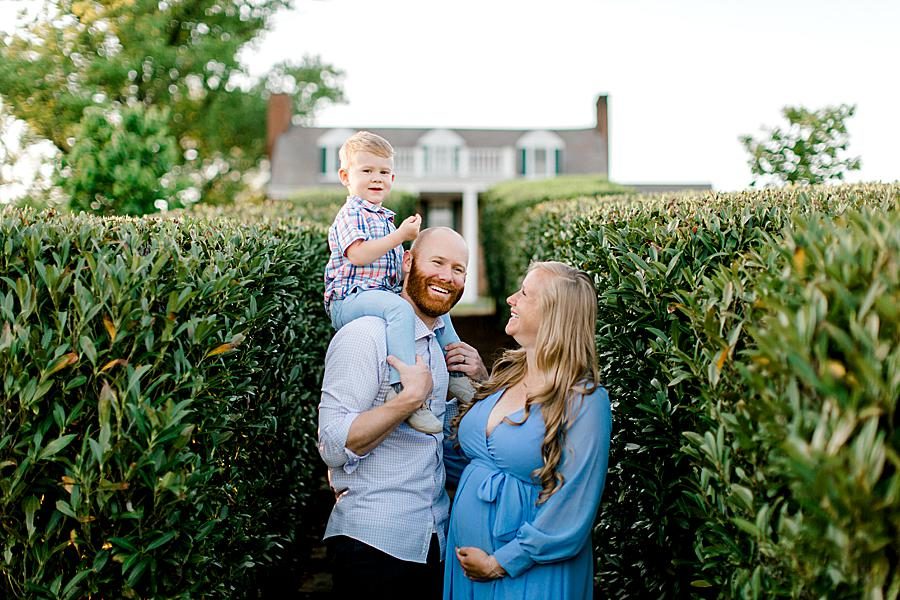 Baxter mansion at this Maternity Pictures by Knoxville Wedding Photographer, Amanda May Photos.