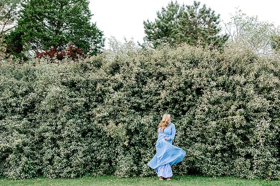 Flowy dress at this Maternity Pictures by Knoxville Wedding Photographer, Amanda May Photos.