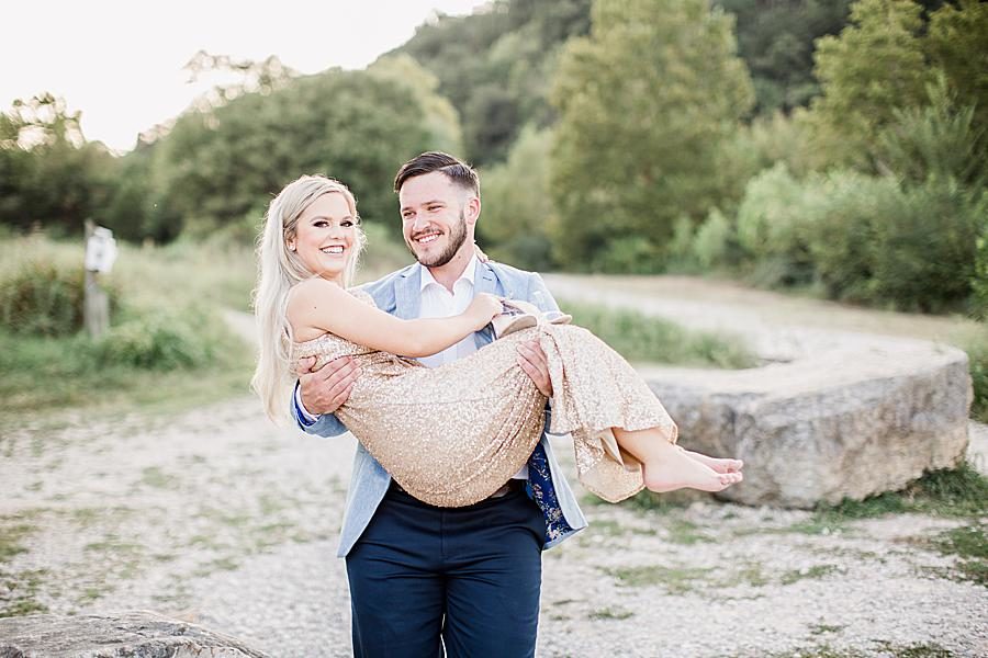 Carrying his bride by Knoxville Wedding Photographer, Amanda May Photos.