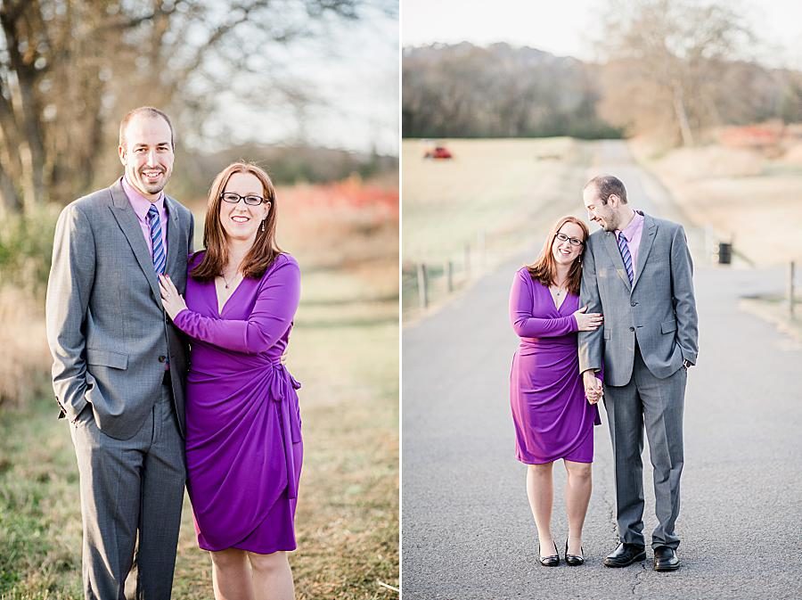 Gray suit by Knoxville Wedding Photographer, Amanda May Photos.