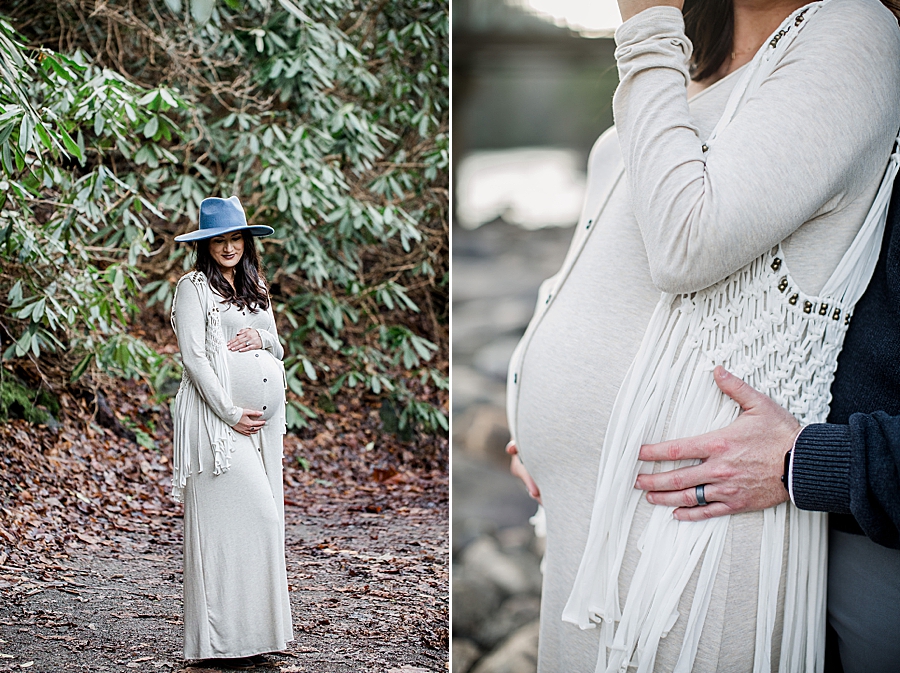 white maternity outfit