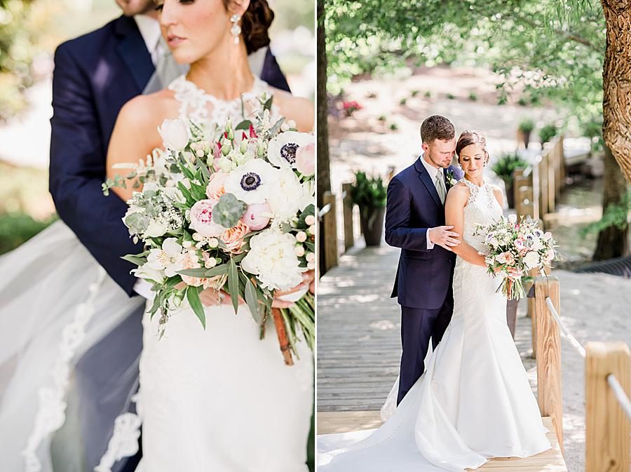 Formal portraits at this pavilion wedding by Knoxville Wedding Photographer, Amanda May Photos.