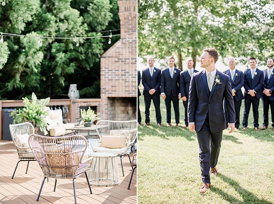 Stone oven at this pavilion wedding by Knoxville Wedding Photographer, Amanda May Photos.